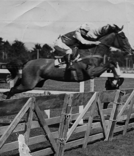 Hurdle Jumper at Foxton Racecourse