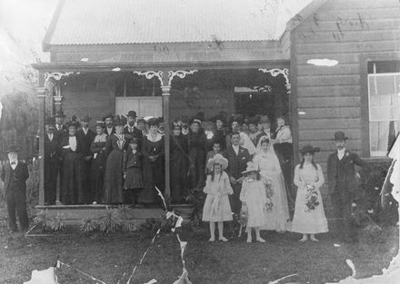 Wedding of  C. Bowler and W. Richards, c.1900