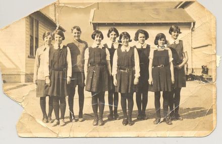 Levin District High School - Basketball Team, 1930