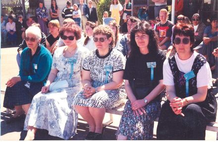 Some of the Reunion Committee at the official opening of the reunion