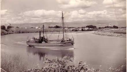 Ship Sailing from Port of Foxton