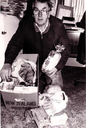 George Allwright, Salvation Army Foodbank, 1980's-90's