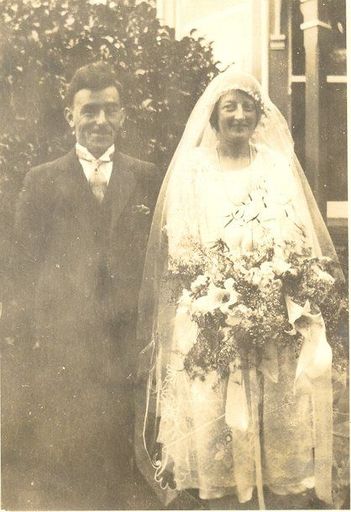 Tom and Dot Sunley on their wedding day. - Resource cover image