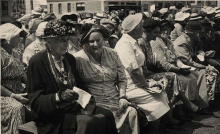 Mrs Lett and Mrs Fletcher at Opening of RSA Hall