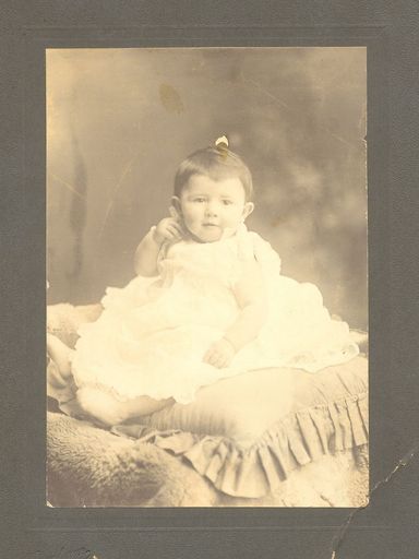 Mavis Burnley as a very young child approx 9 months. - Resource cover image