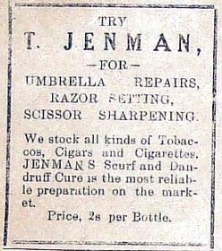 1916 03 May Jenman Tobacconist, Levin