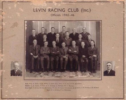 Levin Racing Club (Inc) Officials 1945-46