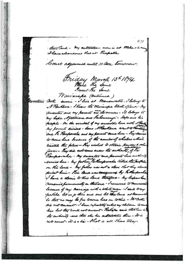 Otaki Maori Land Court Minutebook 2 - 13 March 1874 - Resource cover image