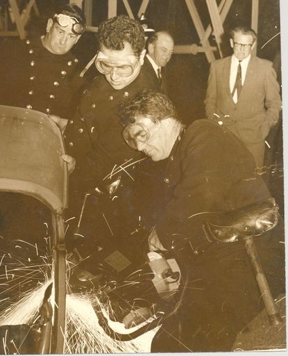 Levin Volunteer Fire Brigade, new air saw, 1969 - Resource cover image