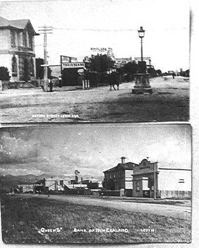 Photo of 2 postcards of Levin