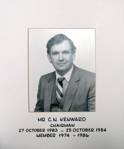 Mr C.N. Kenward, Chairman, 1983 - 1984