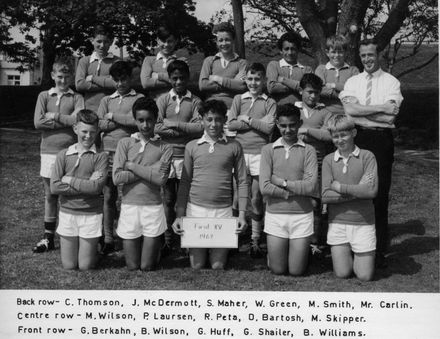 Foxton School Rugby 1967