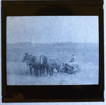 Magic Lantern Slide- Farming Magic Lantern Slide- Farming