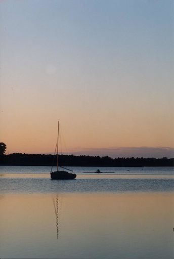 Sunset at Lake Horowhenua