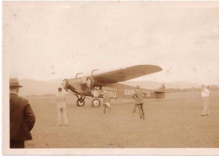 Kingsford-Smith's "Southern Cross" aircraft, 1928