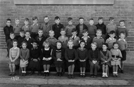 Foxton School Class 15 (?), 1951