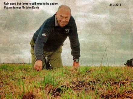 Foxton farmer Mr, John Davis