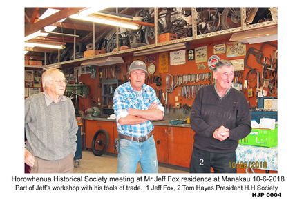 HHS members for the meeting at Jeff Fox workshop 0004