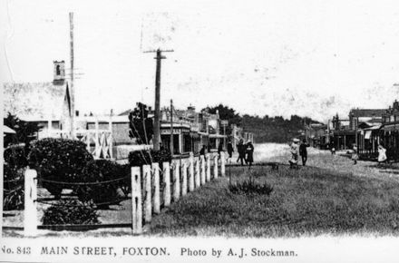 Main Street, Foxton, c.1900