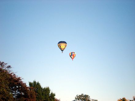 Friday Morning - 2 balloons heading south