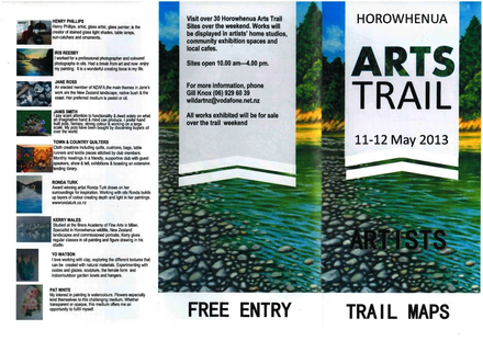 2013 Horowhenua Arts Trail Brochure