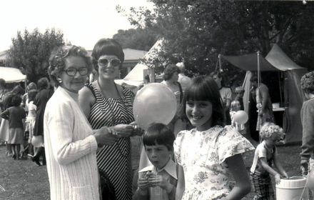 People at Presbyterian Church Gala Day, 1980's