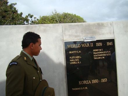 The new Levin Cenotaph 2010