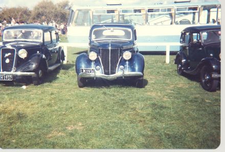 Three classic cars