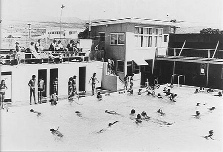 Swimming Pool, Levin, early 1970's