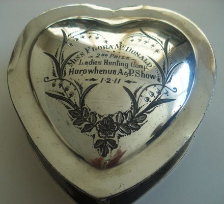 SilverTrinket Box (heart shaped)