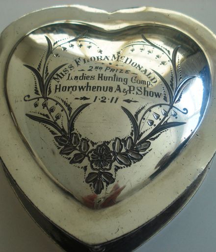 SilverTrinket Box (heart shaped)