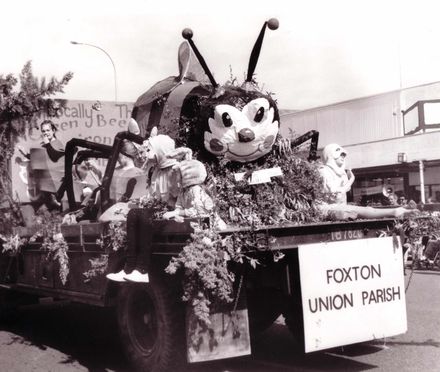 Spring Fling Parade Float - Foxton Union Parish, 1980's-90's