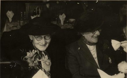 Mrs Grey Phillips and Mrs Wilfred Vickers, 1949