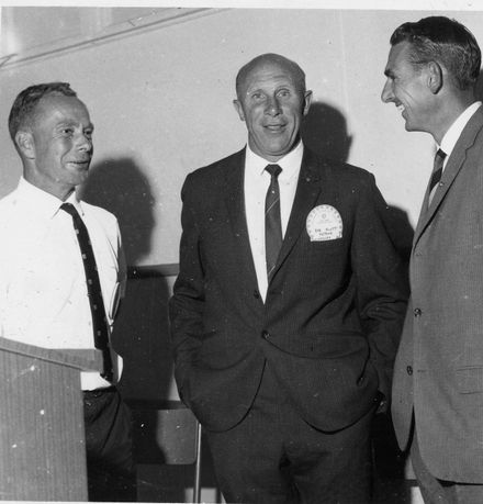 Guests at Levin Rotary Club tea meeting, 1968