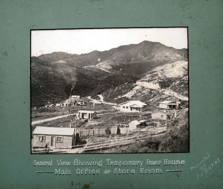 Buildings of Mangaore construction camp, c.1922