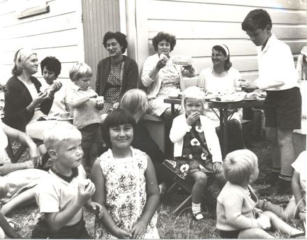 St Aidan's Anglican Sunday School picnic, Waitarere, 1970