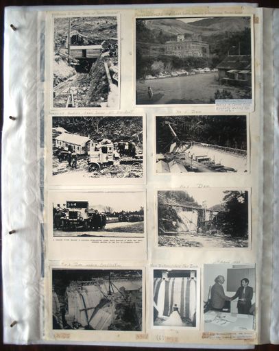 Page 6 - Mangahao Power Project - 8 b/w photos (& 1 unrelated b/w photo)