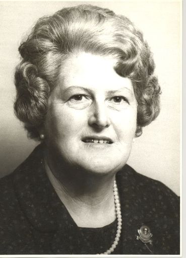 Bridie Bryant O.B.E. Dominion President 1972 - 75