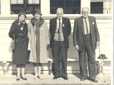 Rita Russell, Marion Hannan, Arnold Ransom, Harold Ransom, 1951