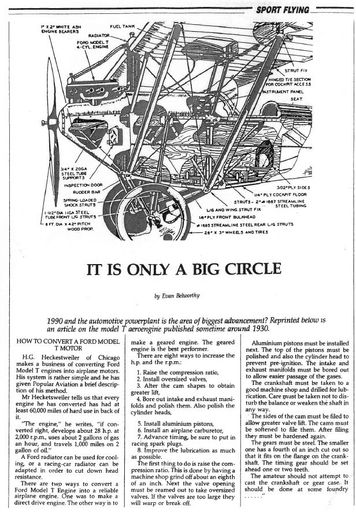 It is only a big circle