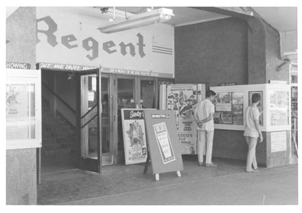 Entrance to Regent Theatre, Oxford St., 1970