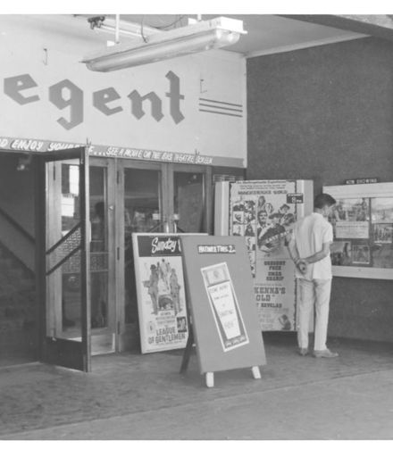Entrance to Regent Theatre, Oxford St., 1970
