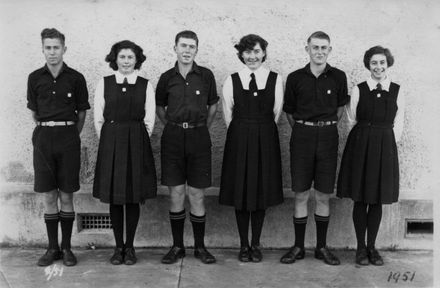 Foxton School Prefects, 1951
