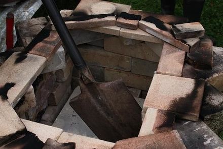 Building the raku kiln