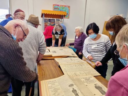 Libraries Horowhenua outreach to the Levin Baptist Adult Day Centre