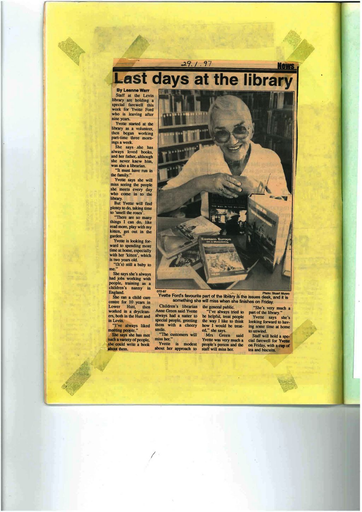 Mrs Hearfield's scrapbook page 4 - Resource cover image