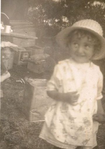 Rona Ransom as a small child.