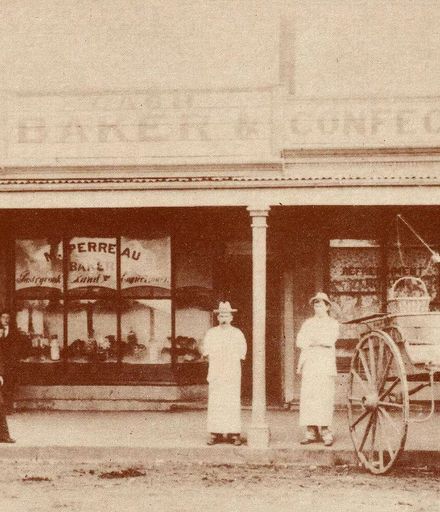 Perreau's Bakery, Foxton, 1904