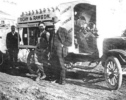 Dean & Rawson, cordial makers, delivery truck