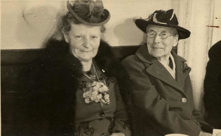 Women's Society entertainment for Miss Bowen, 1948